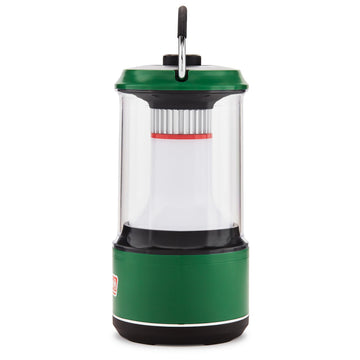 Coleman 1000L LED Lantern with BatteryGuard reduces drain to extend battery life.