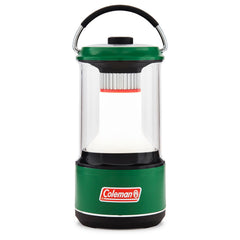 Coleman 1000L LED Lantern beams 12-meter light for campsite visibility.
