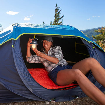 Coleman 3-year warranty badge signaling trusted durability on adventures.