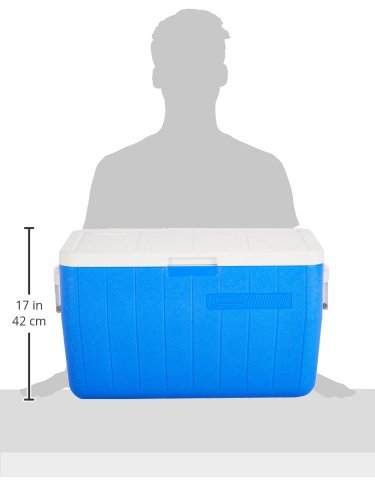 Coleman cooler with side handle emphasizes portability for camping and tailgating
