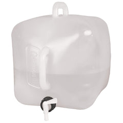 Coleman 5-Gallon water carrier with spigot for easy campsite dispensing.