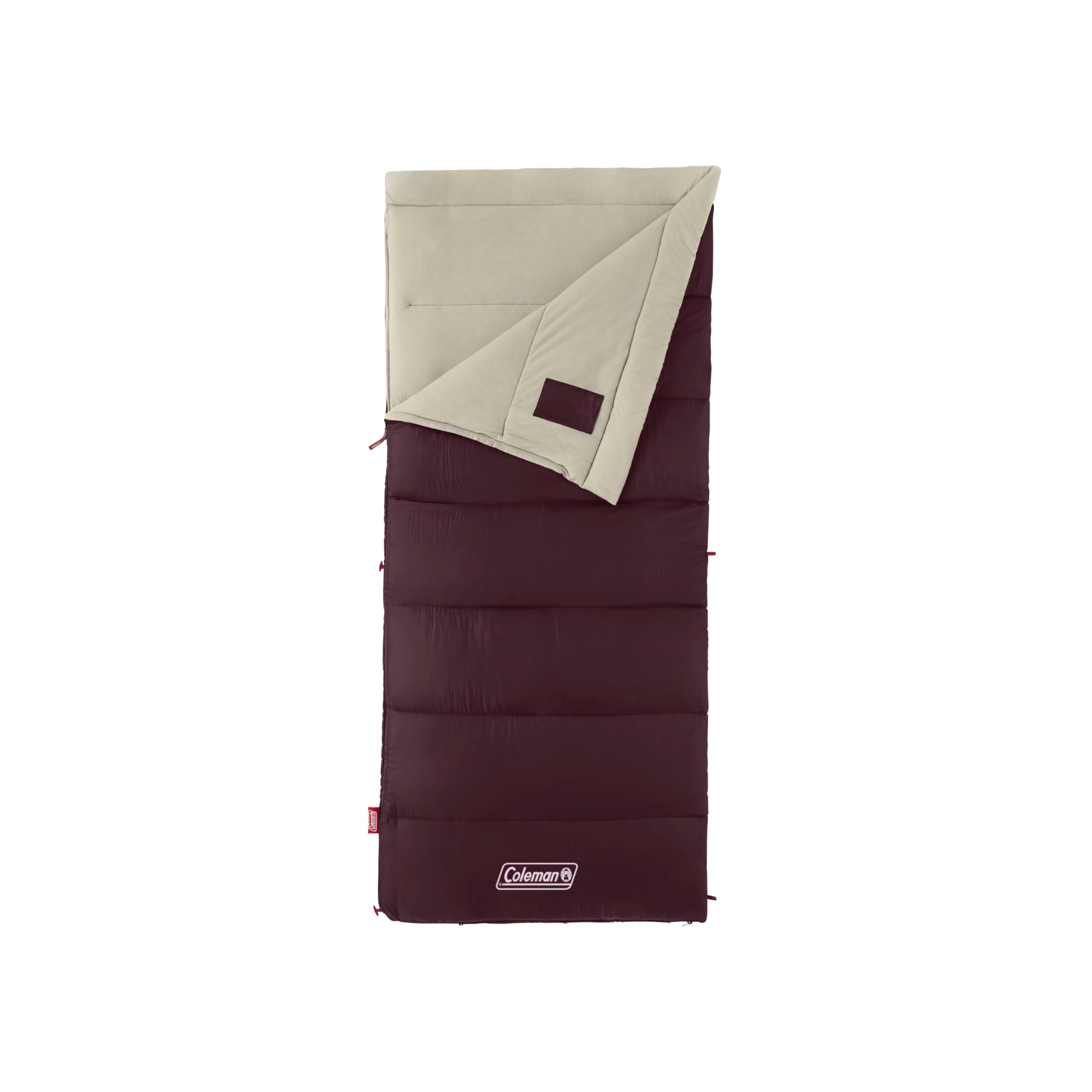 Coleman Autumn Glen 50F sleeping bag ready for cool-weather camping and travel.