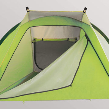 Coleman Beach Shade Shelter privacy floor extended for easy beach changing