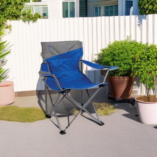 Coleman Big-N-Tall chair with a 24-inch seat for roomy comfort.