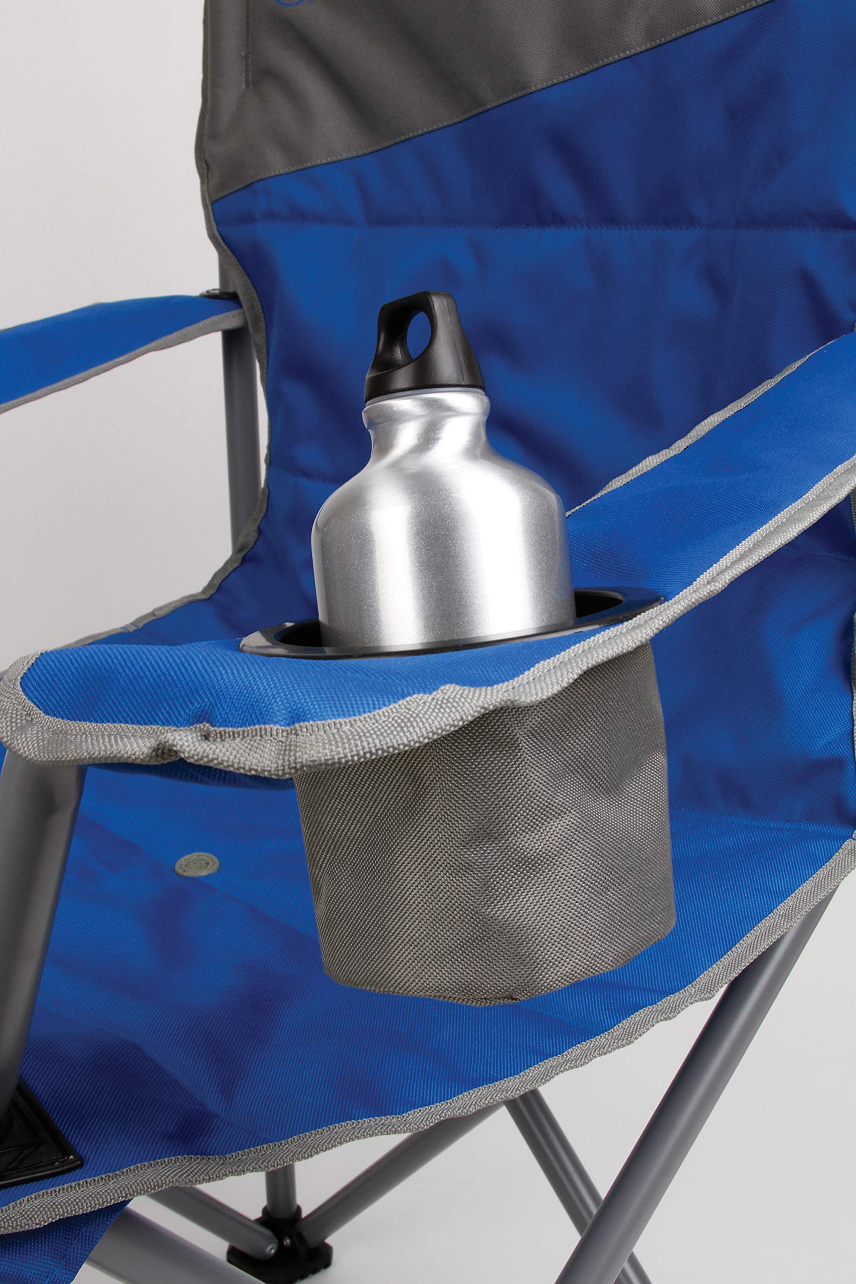 Coleman Big-N-Tall chair has large feet for stability.