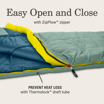 Coleman Big Bay compressible stuff sack for easy packing and storage.