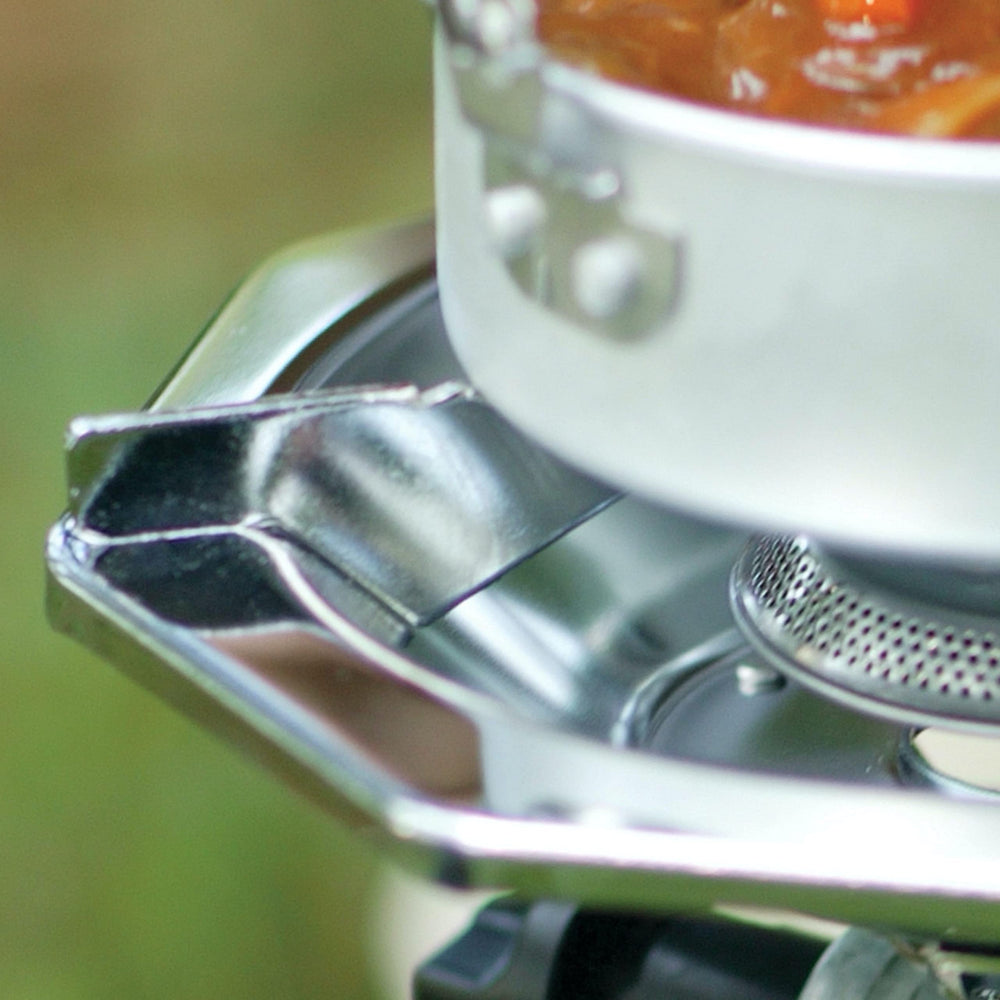 Coleman BottleTop stove perfect for camping use with quick outdoor meals