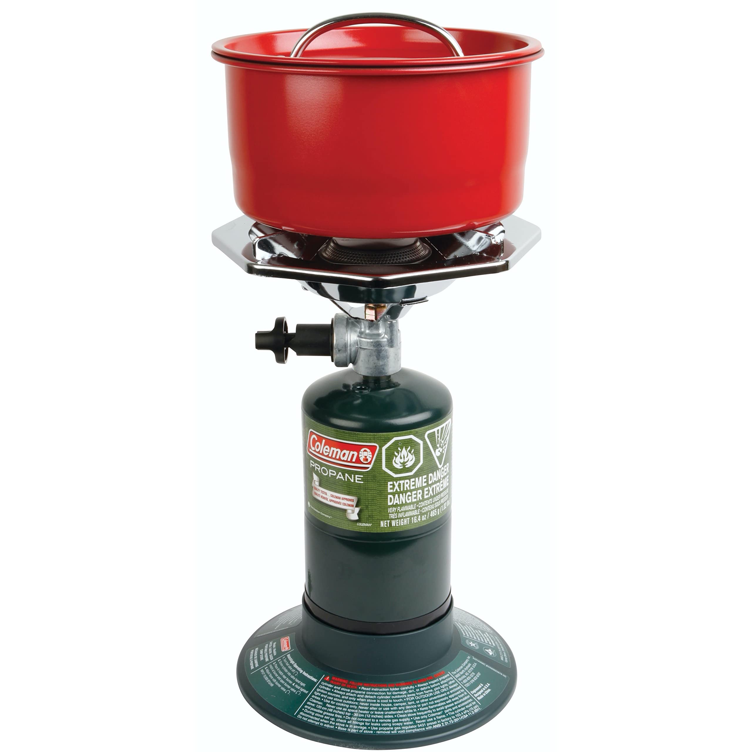 Coleman BottleTop portable design ideal for camping, tailgating, and travel