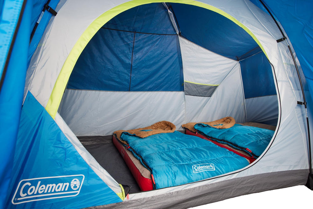 Coleman Brazos measures 75 by 33 inches for compact fits.