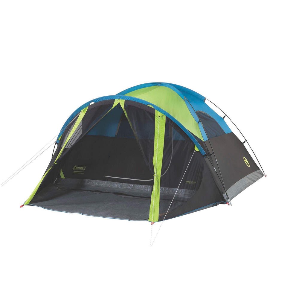Coleman Carlsbad dome tent entry showing inviting air-flow and easy access.