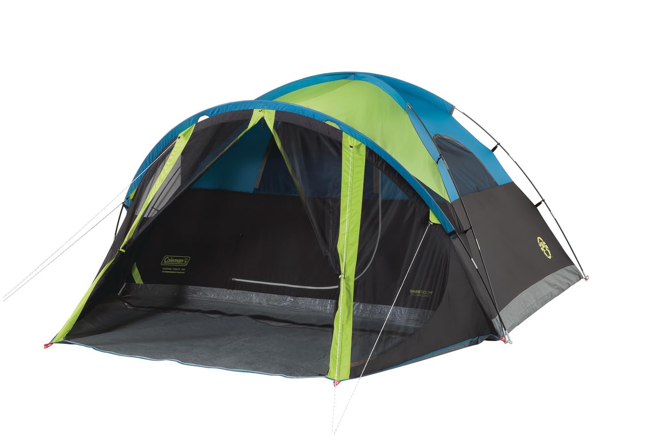 Coleman Carlsbad screen room full floor highlights bug-free lounging and extra sleeping space.