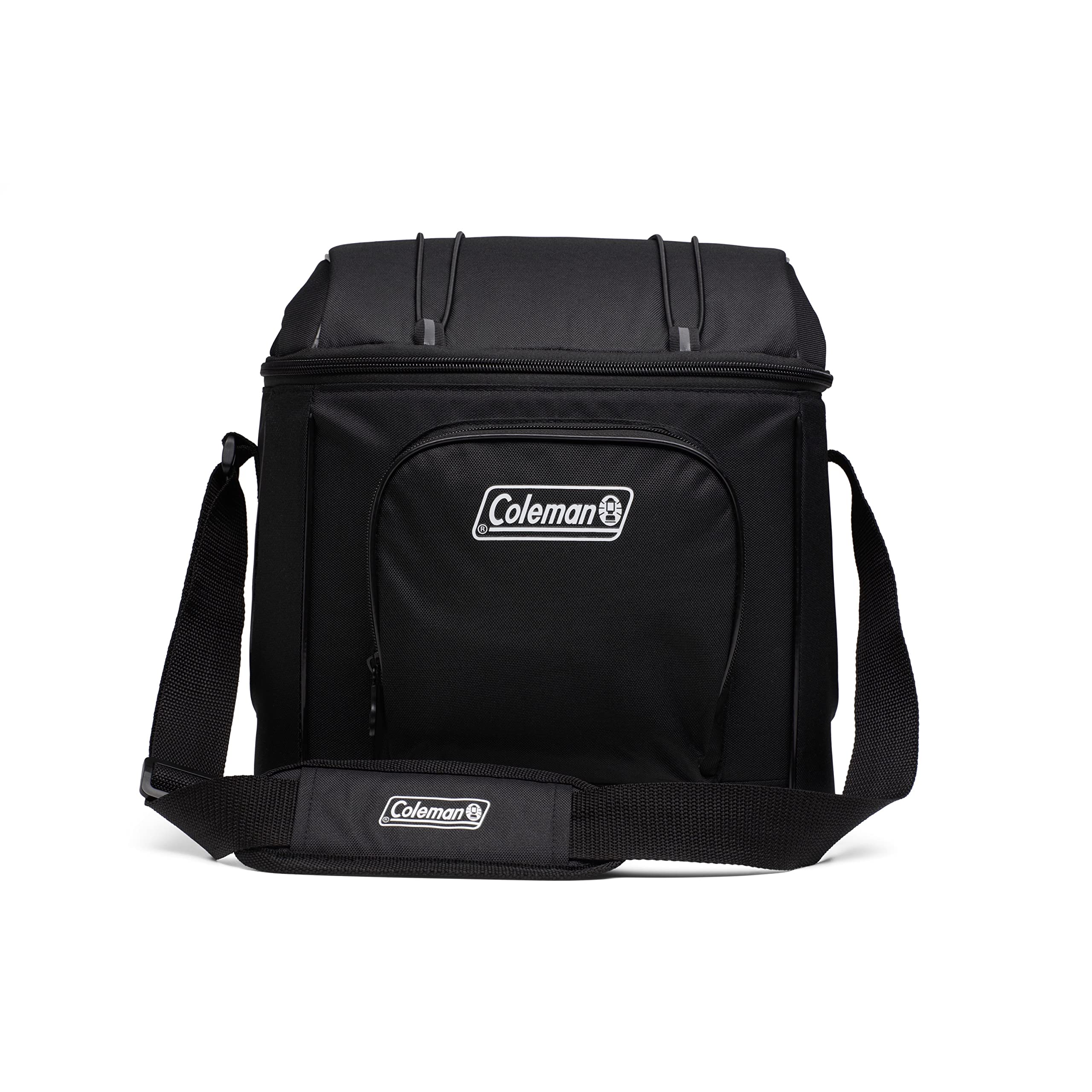 Coleman Chiller 16-Can Soft Cooler exterior made with recycled fabric for sustainable outings.