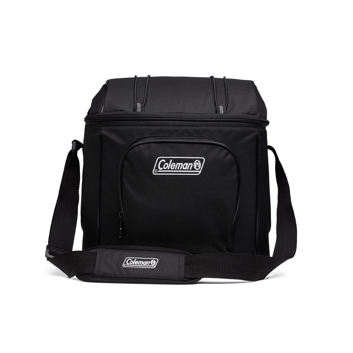 Coleman Chiller 16-Can Soft Cooler exterior made with recycled fabric for sustainable outings.