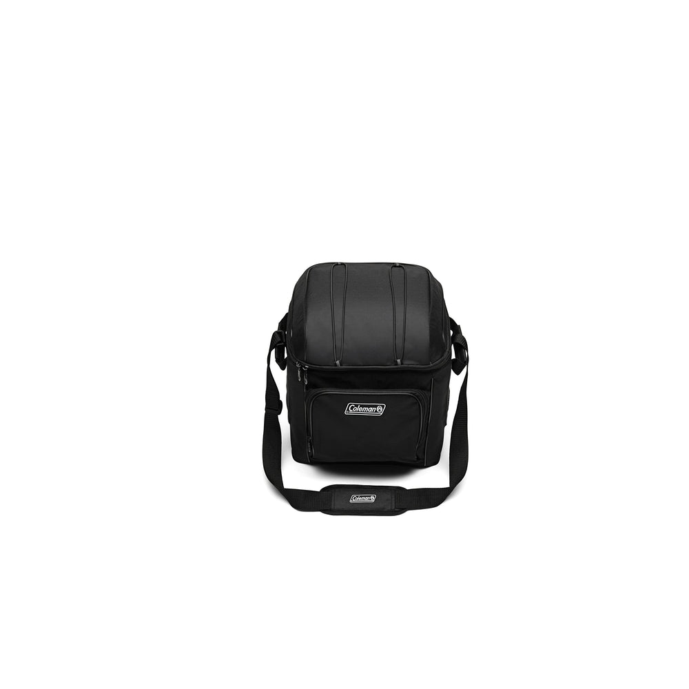 Coleman Chiller soft cooler interior snack pockets keep bars organized.