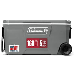 Coleman Classic 100-Quart cooler lid with cup holders for spill-free on-the-go drinks