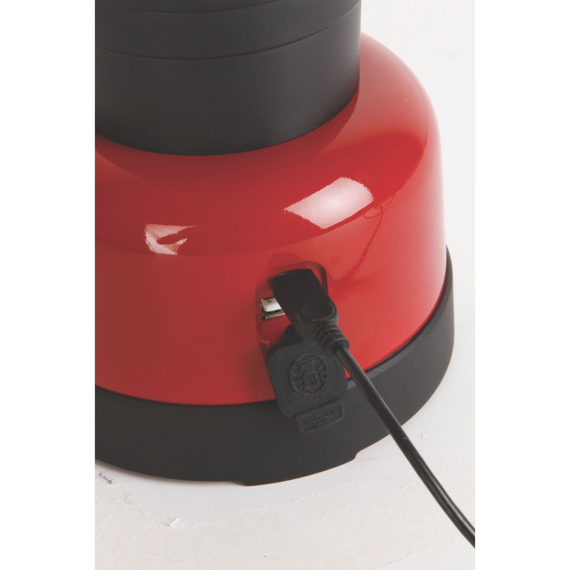 Coleman Classic lantern with carabiner handle for easy hanging.
