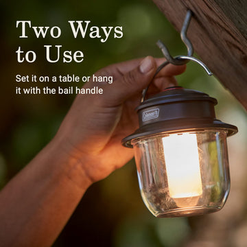 Coleman Classic lantern backed by a 3-year warranty for peace of mind.