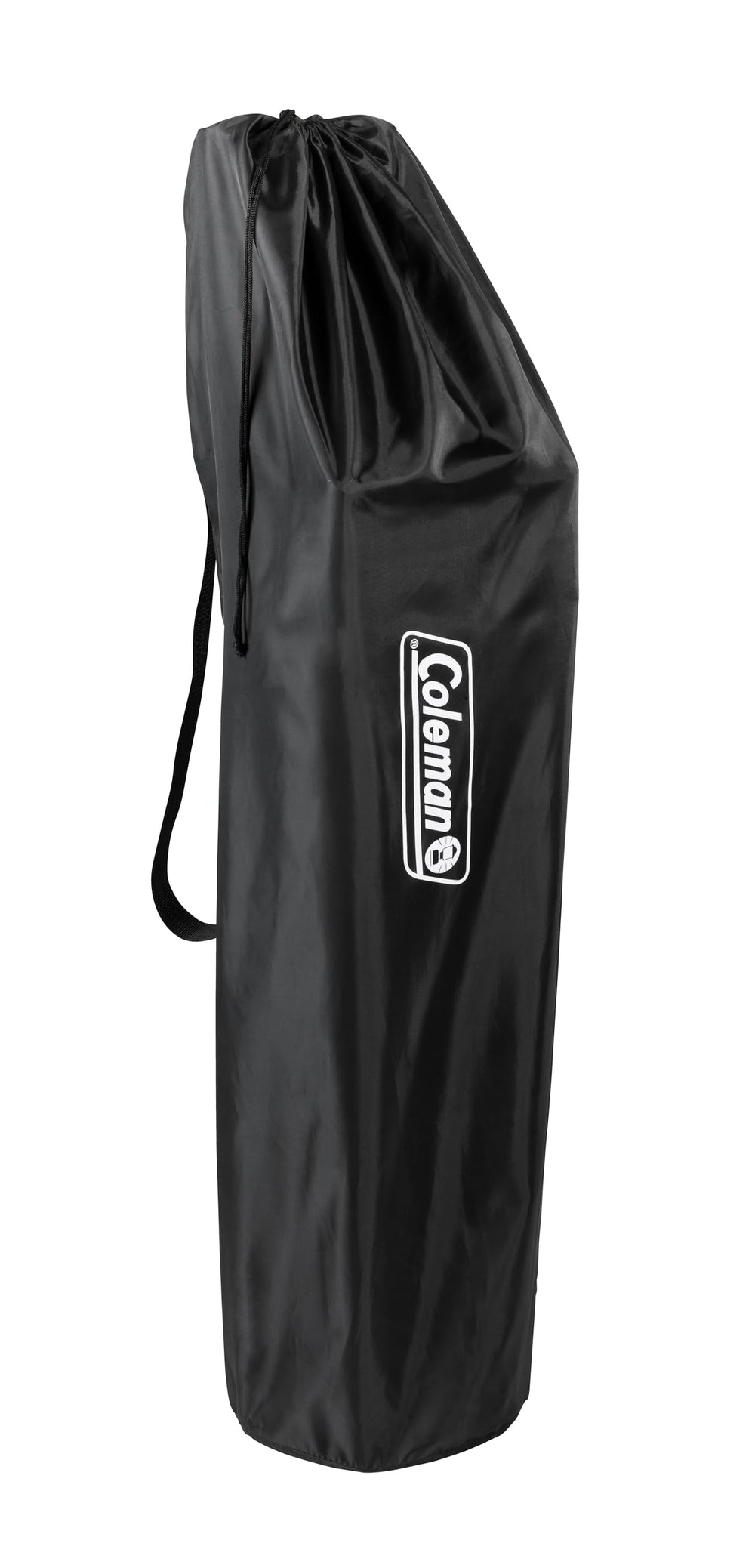 Coleman ComfortSmart chair folded into its carry bag for compact storage.
