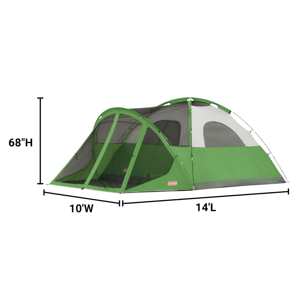 Coleman Evanston rainfly attachment for weather protection