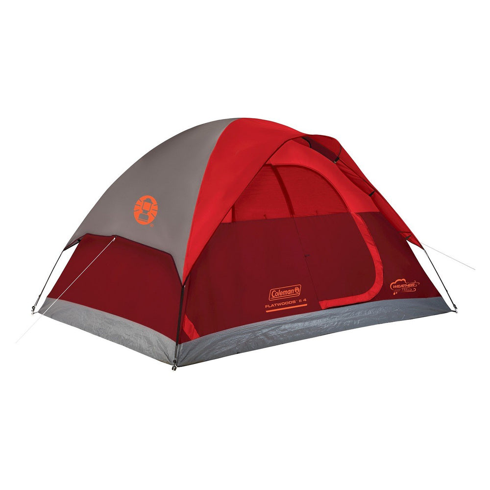 Coleman Flatwoods 4P C002 exterior view, sturdy frame for family camping.