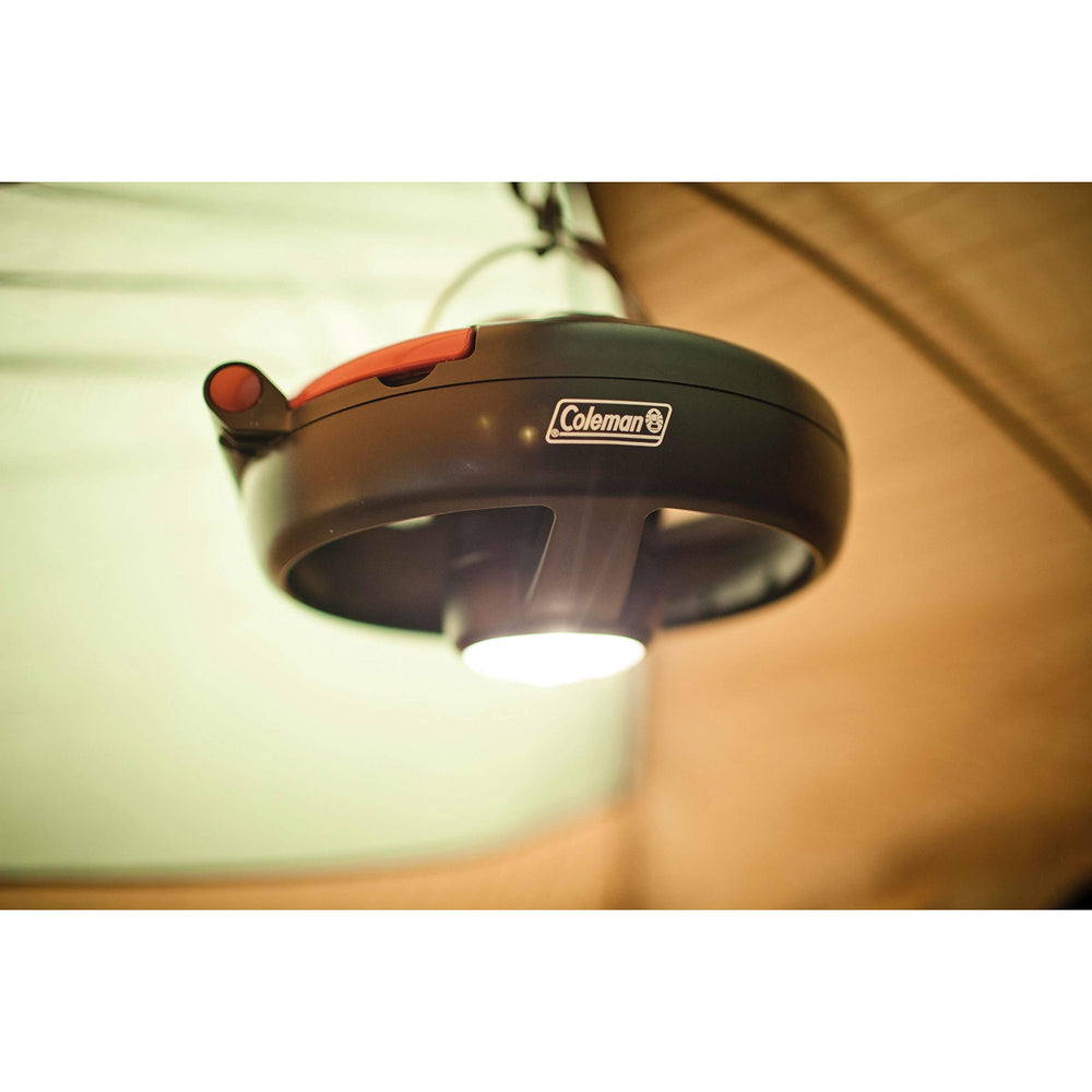 Coleman foam blades provide soft-touch cooling and safety.