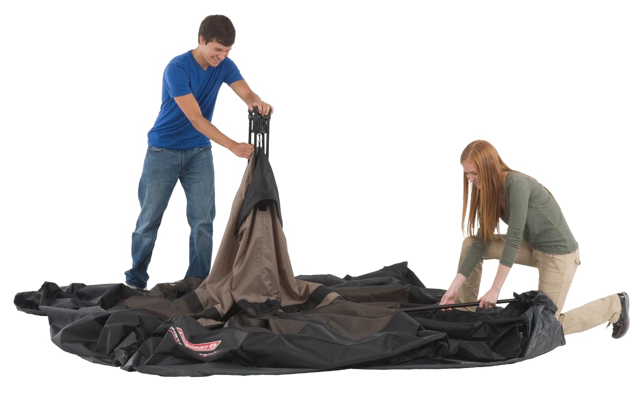Coleman Instant Tent Polyguard 2X fabric delivers rugged durability