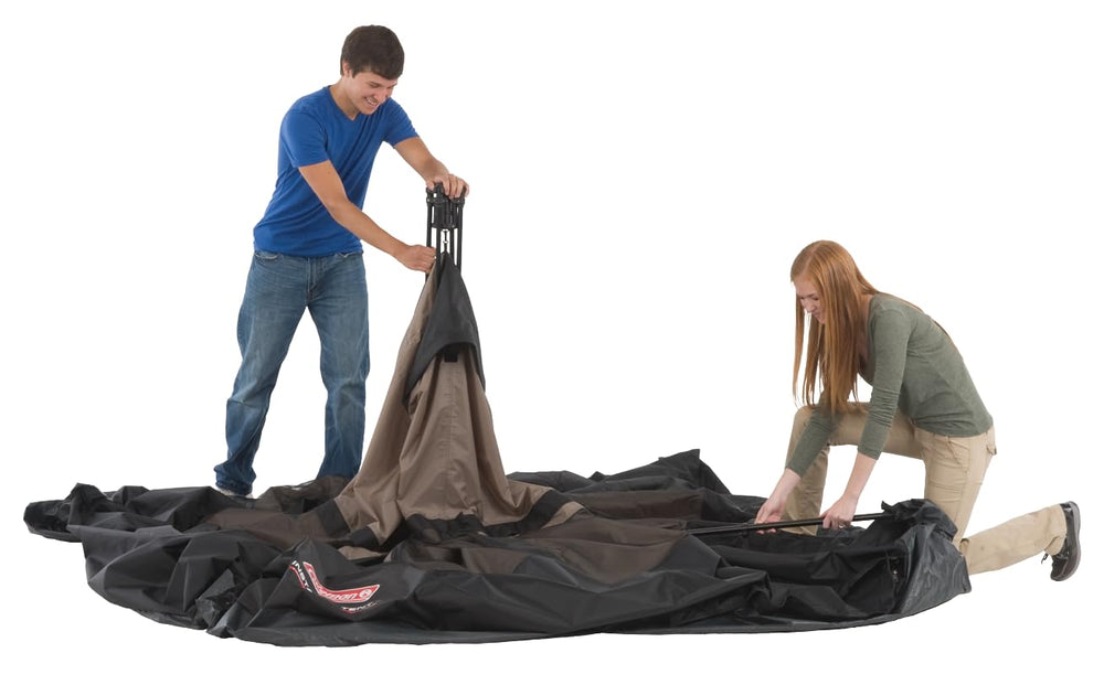 Coleman Instant Tent Polyguard 2X fabric delivers rugged durability