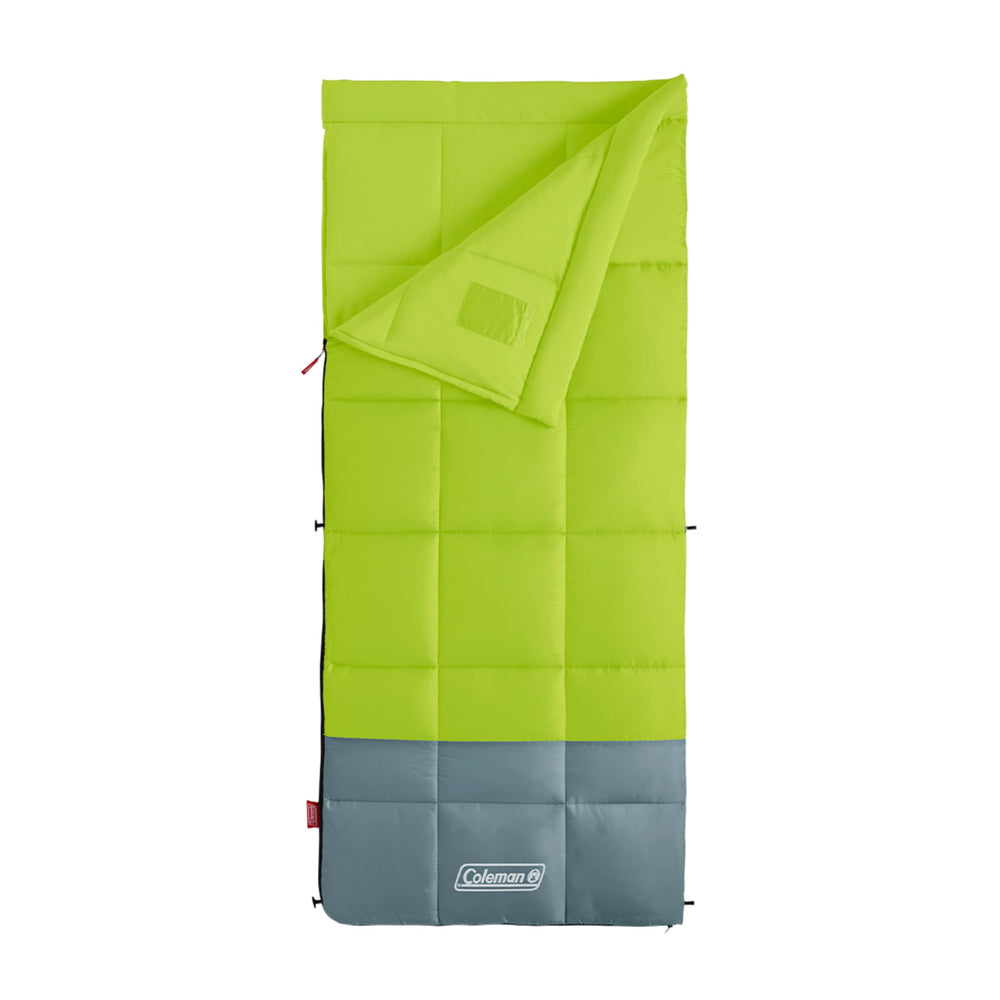 Coleman Kompact 30°F sleeping bag packed in compressible sack for easy travel
