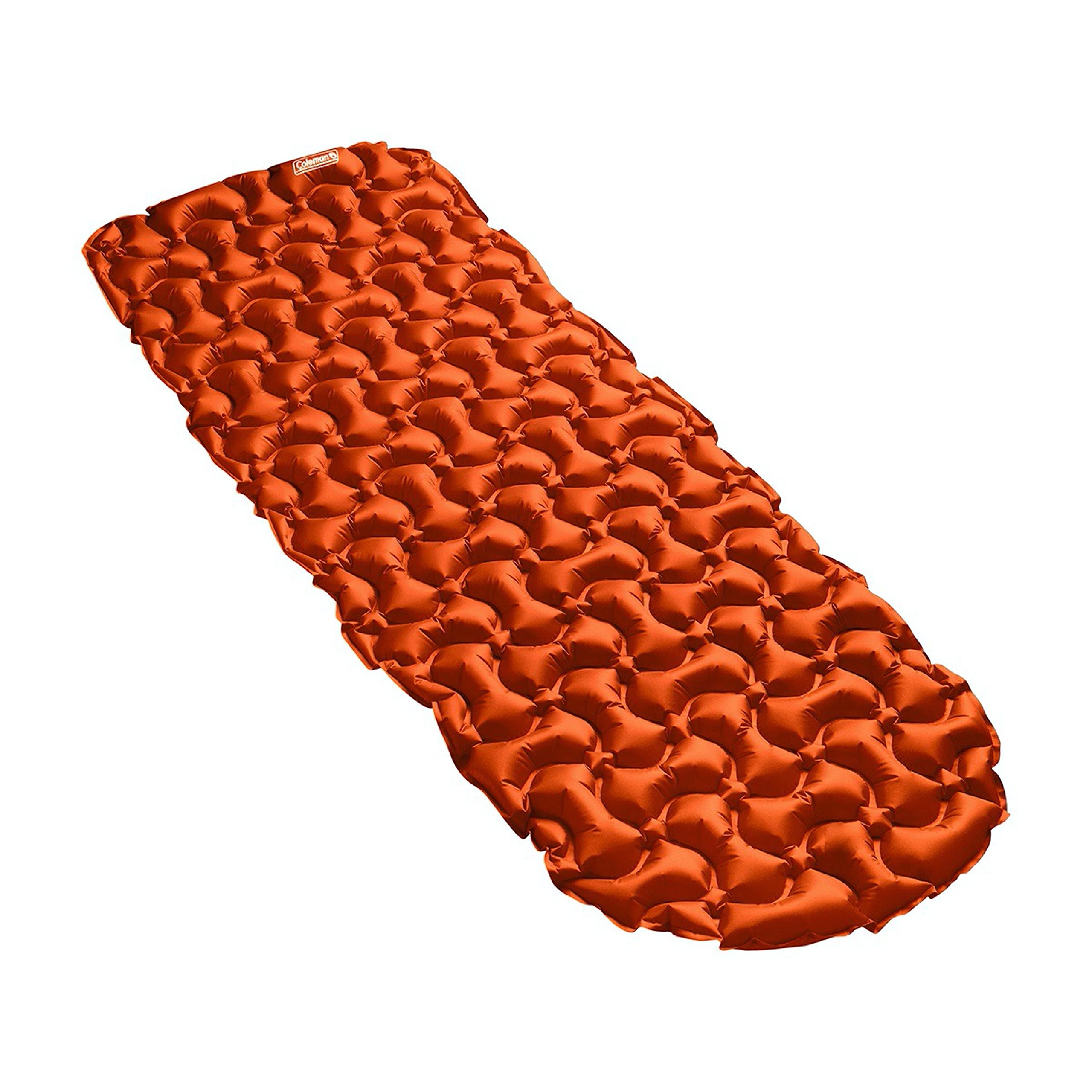 Coleman Kompact inflatable camp pad with built-in valve for quick setup