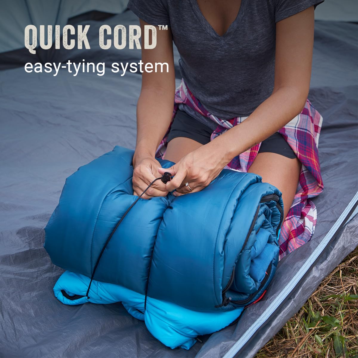 Coleman Kompact sleeping bag is machine-washable for quick cleanup after trips.