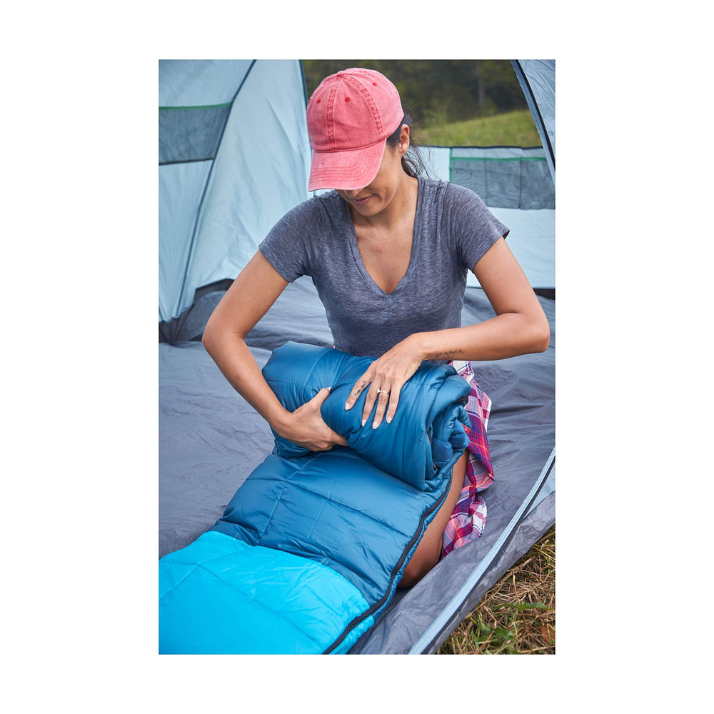 Coleman Kompact sleeping bag machine washable for easy care