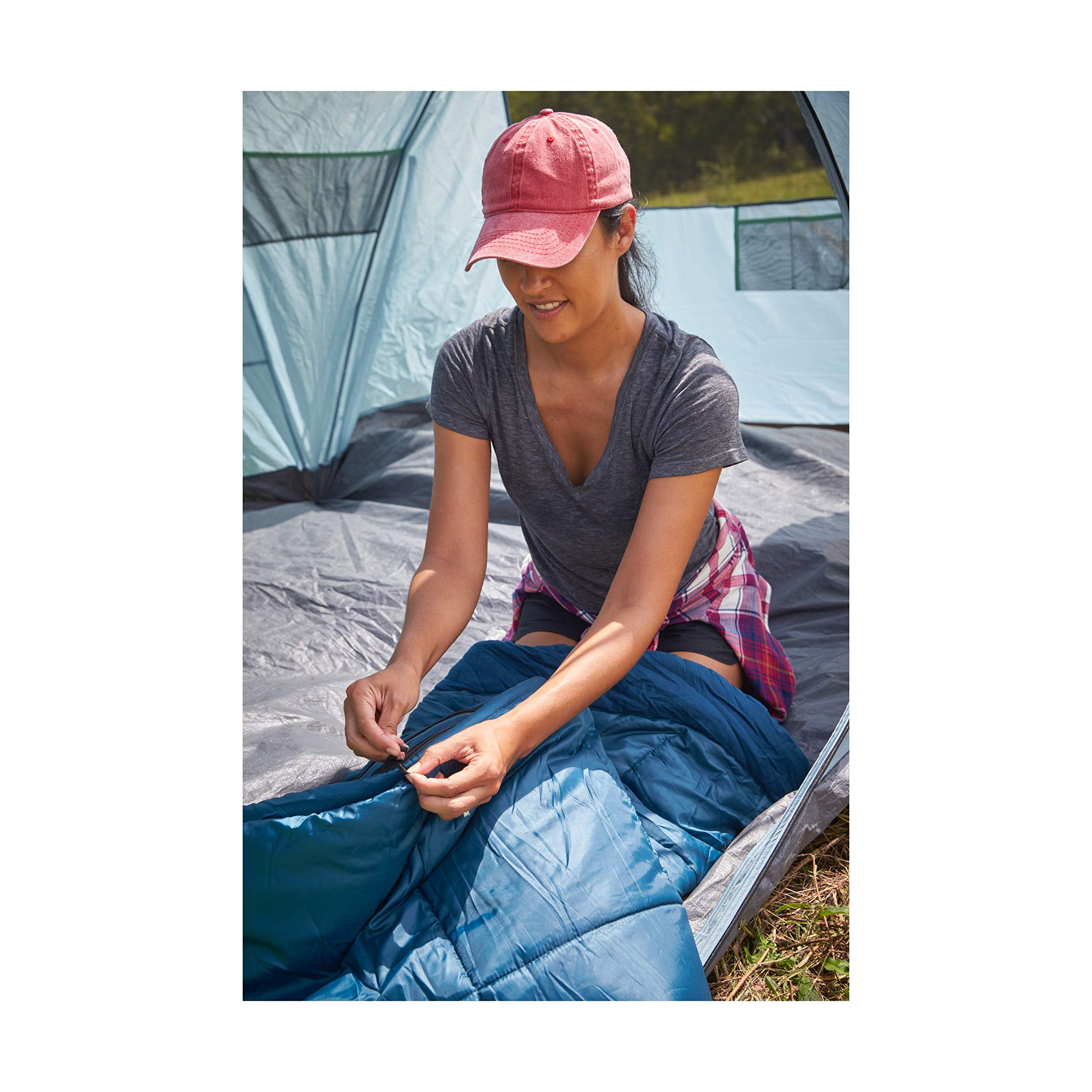 Coleman Kompact Quick Cord secures the roll for travel