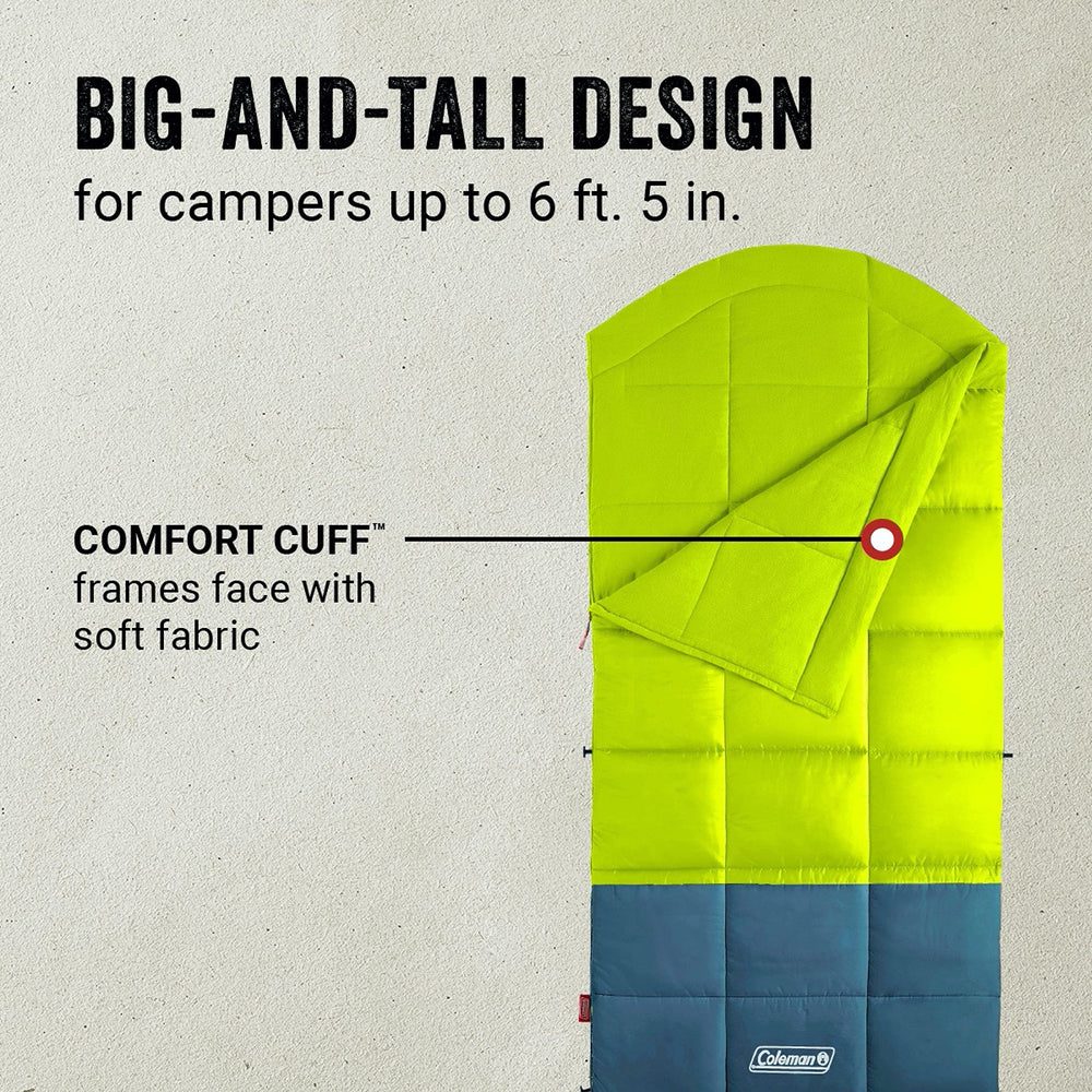 Coleman Kompact sleeping bag with Coletherm Max premium fill warmth