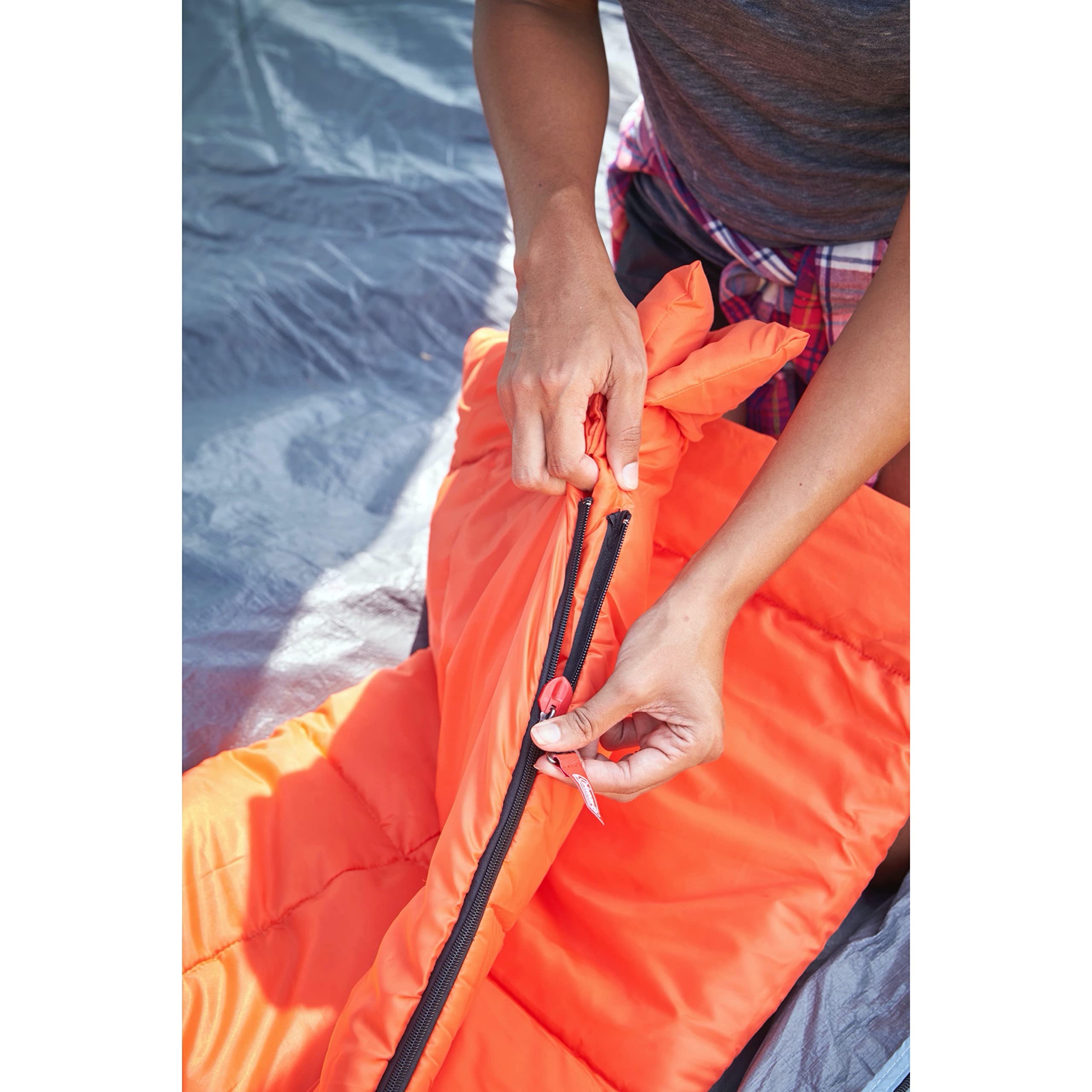 Coleman Kompact sleeping bag machine washable for easy cleanup