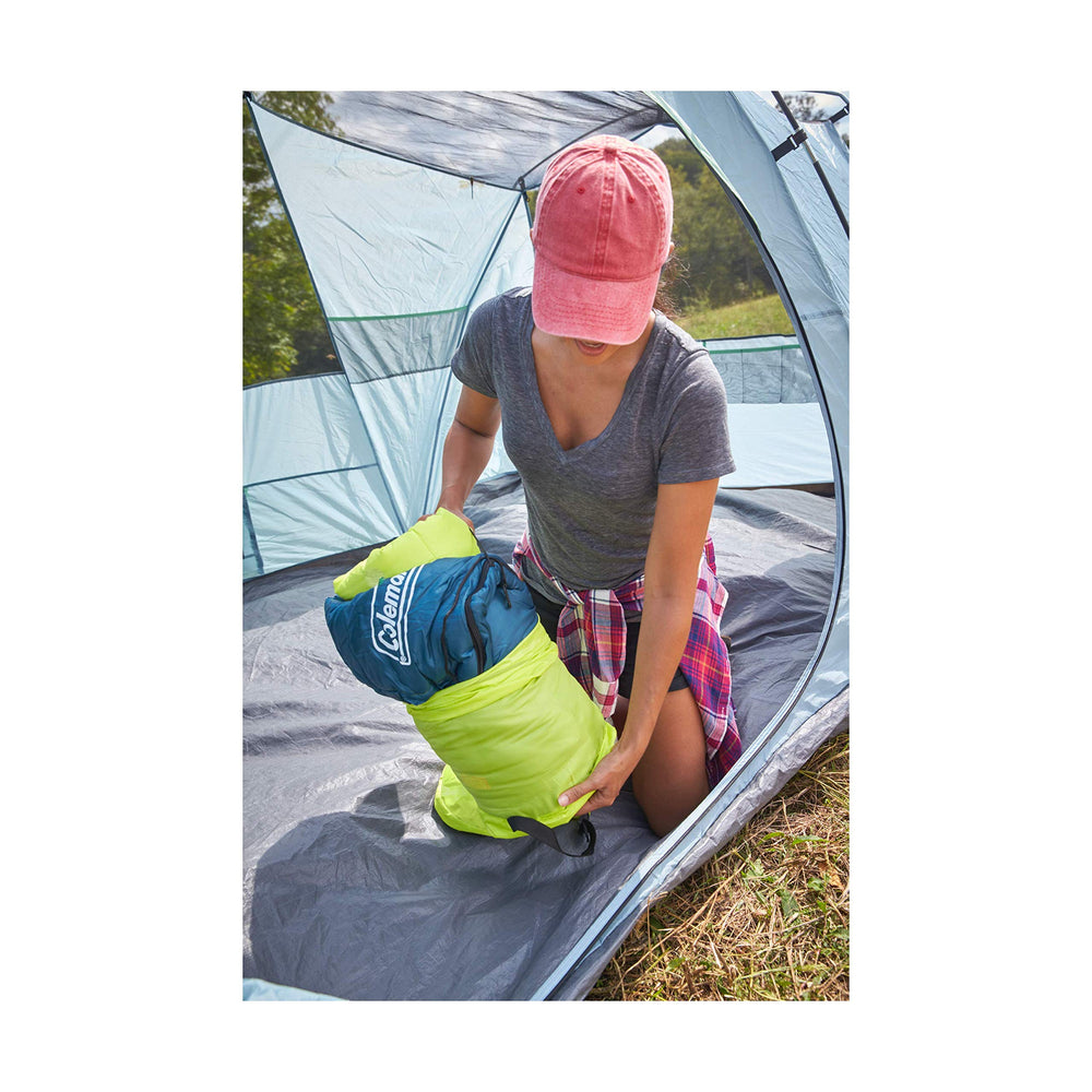 Coleman Kompact includes compression sack for easy storage