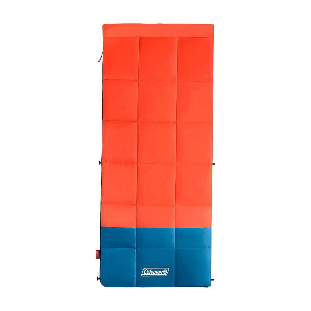 Coleman Kompact sleeping bag Thermolock draft tube reduces heat loss