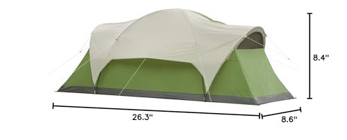 Coleman Montana 6-Person Tent Insta-Clip attachments speed assembly