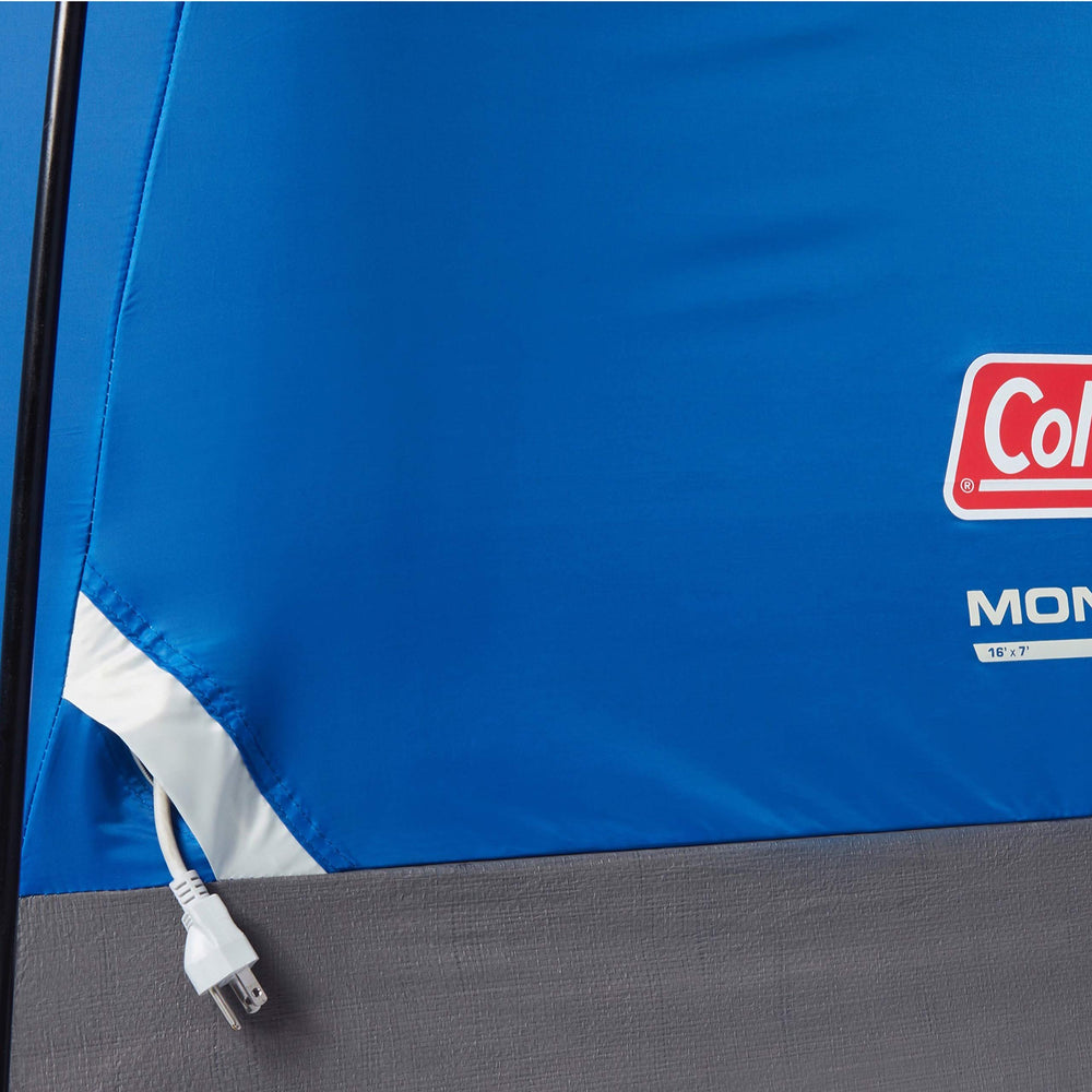 Coleman Montana fits three queen-size air beds for generous sleeping area.