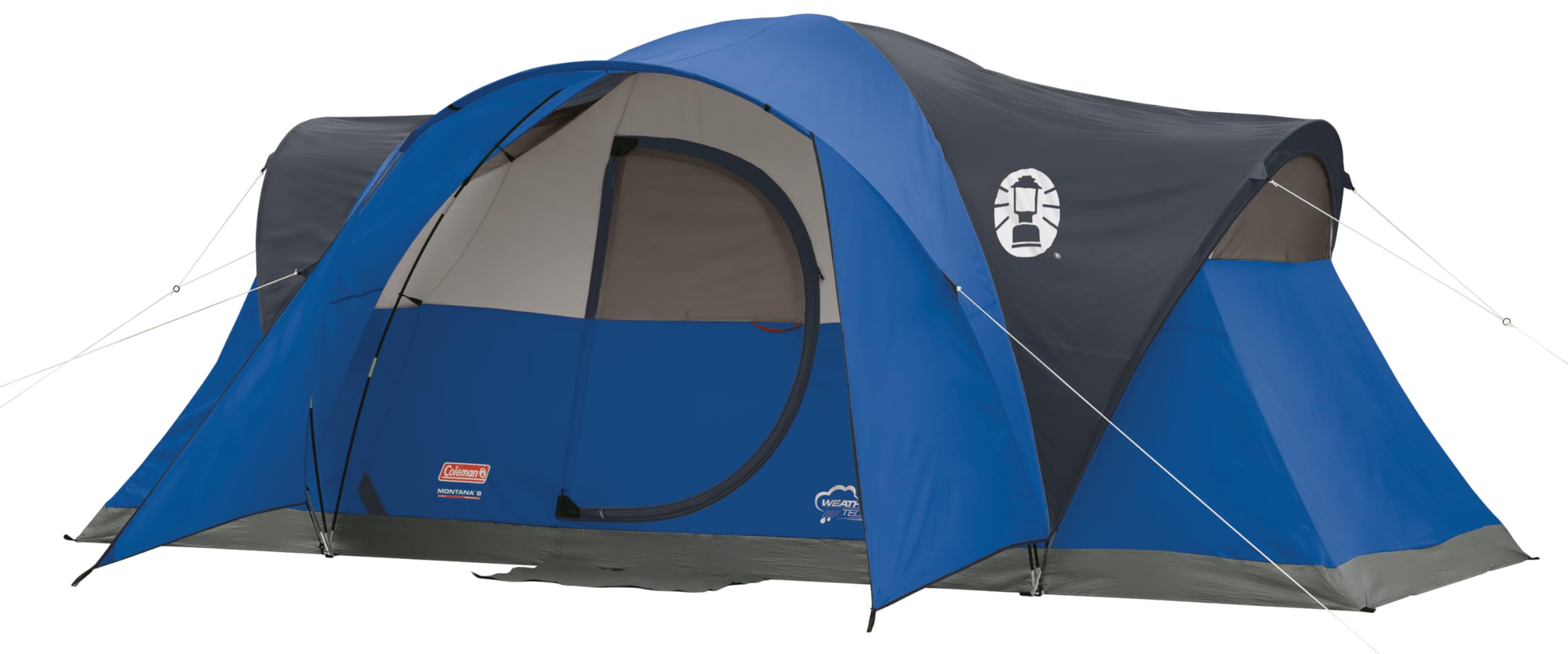 Coleman Montana 8-Person Tent door: hinged access for smooth entry and exit.