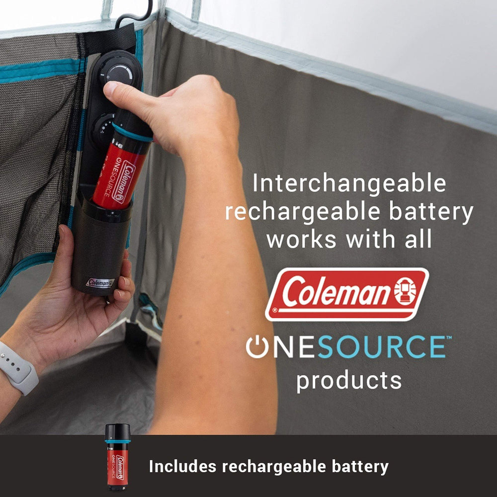 Coleman OneSource interior showing roomy space and pockets