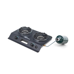 Coleman PEAK1 two-burner camping stove for versatile outdoor cooking on the go