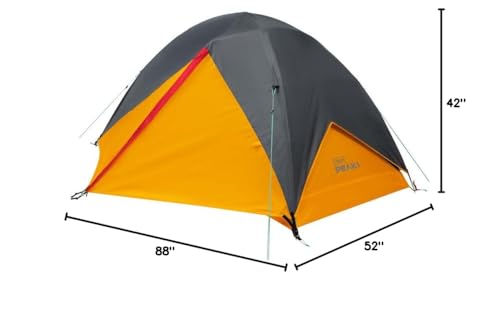 Coleman PEAK1 wind resistance up to 45 mph supports stable shelter on blustery nights.