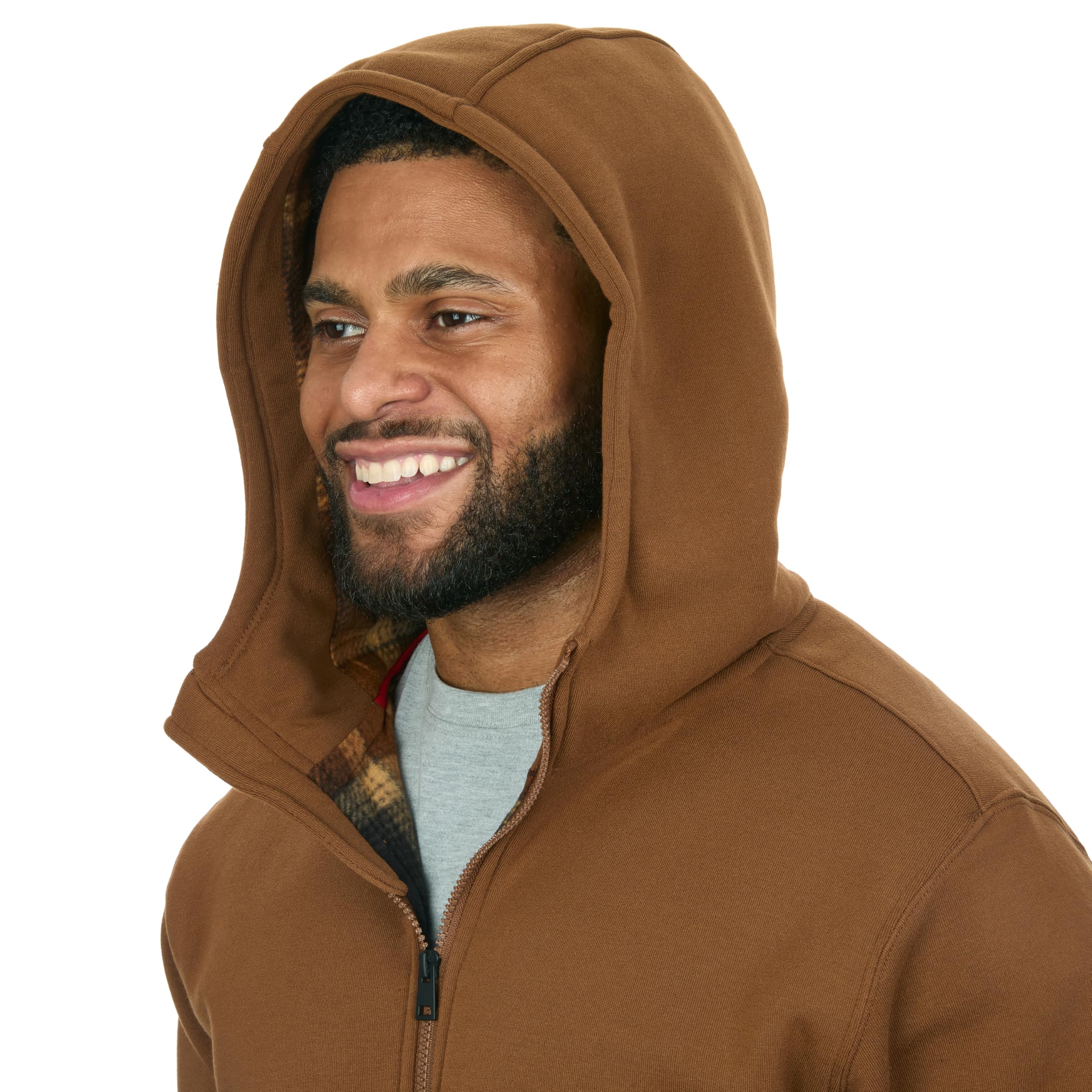 Coleman Polar fleece-lined jacket uses heavy fabric for durable outdoor wear.
