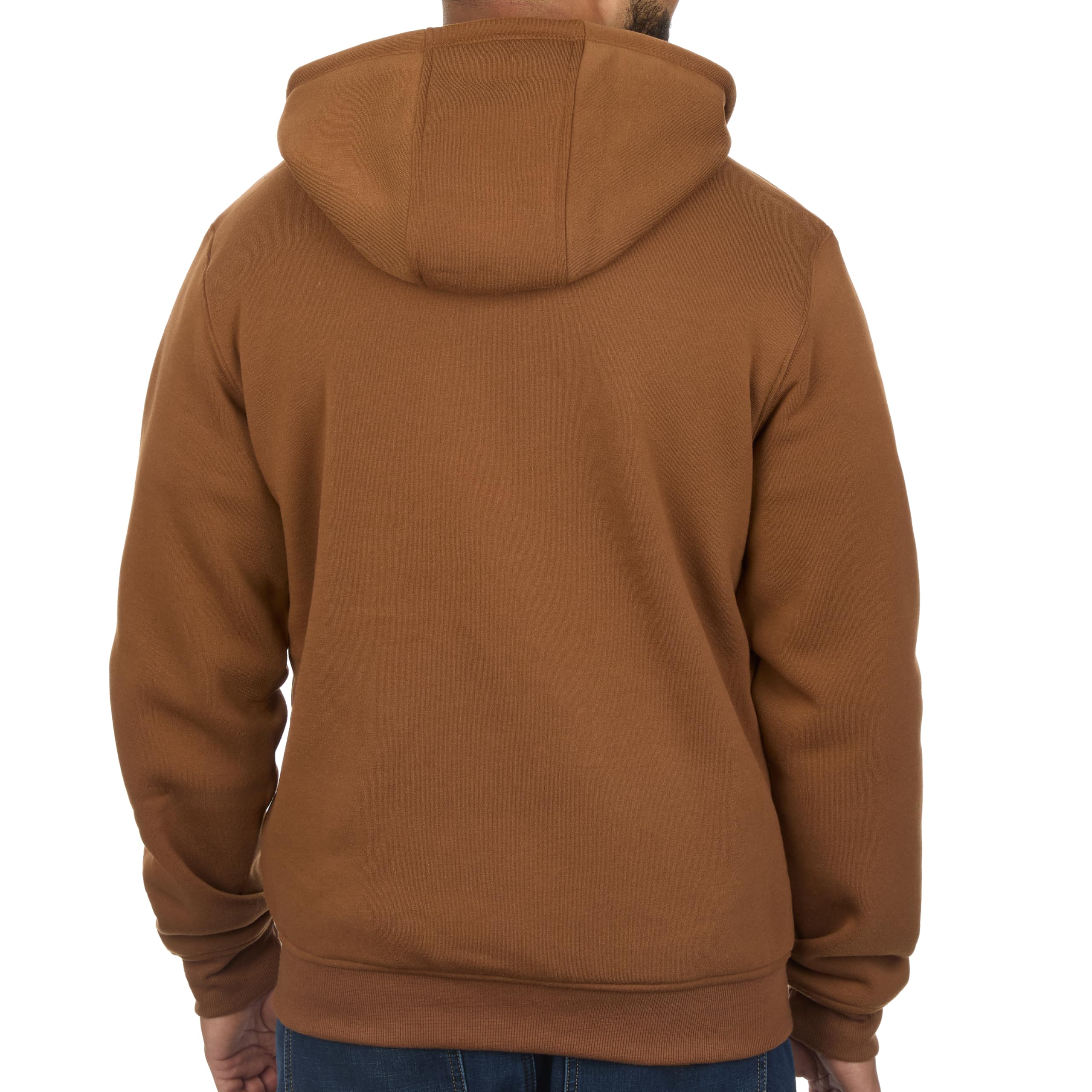 Coleman Polar fleece-lined jacket with high neck shields wind during outdoor activities.