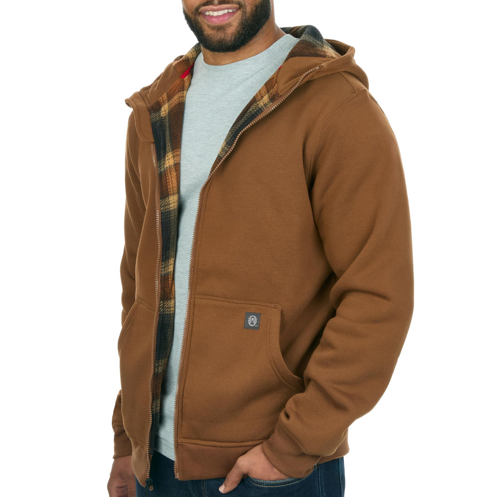 Coleman Polar fleece-lined workwear features sherpa lining for added warmth during cold commutes.