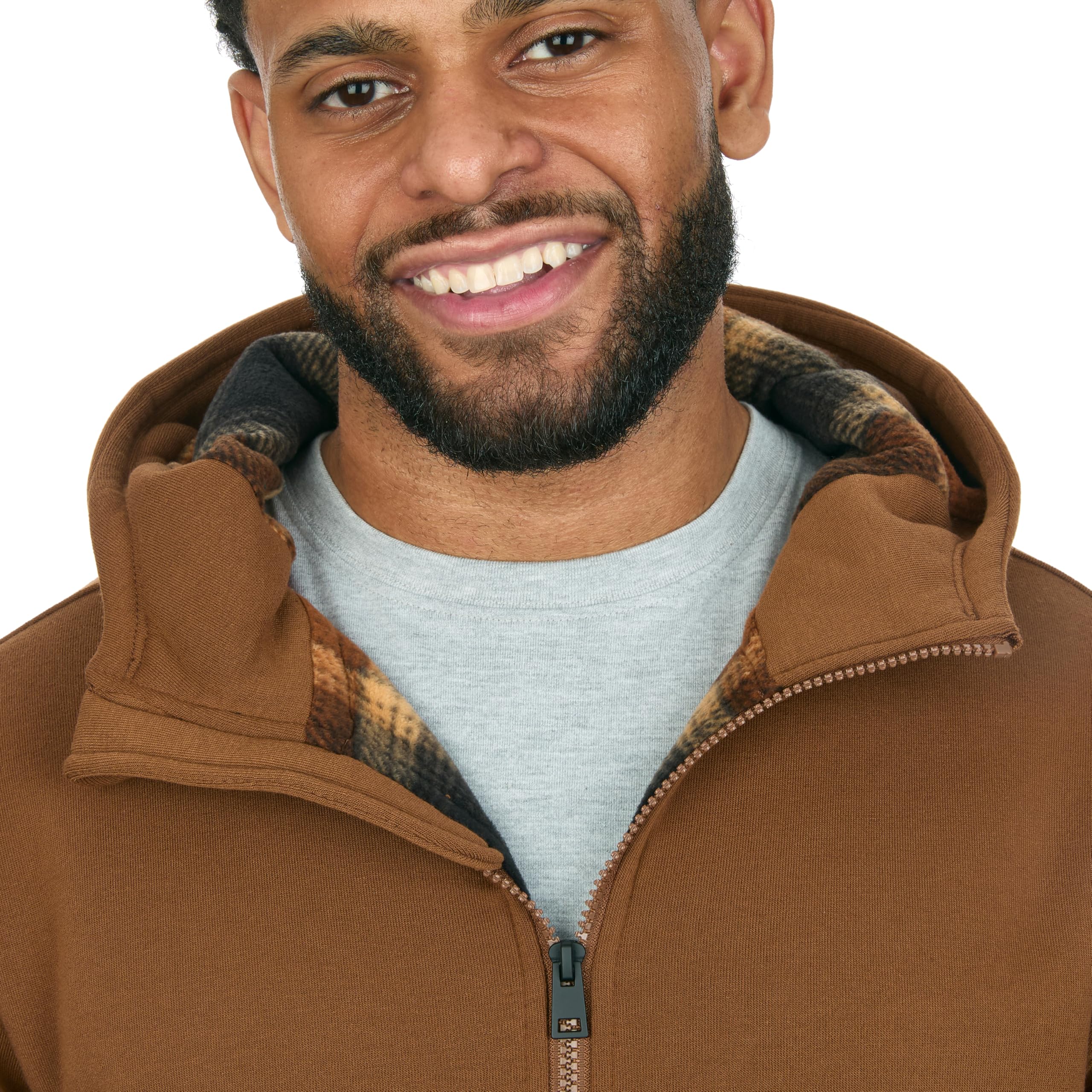 Coleman Polar fleece-lined jacket shows two zipper pockets for secure storage on hikes.