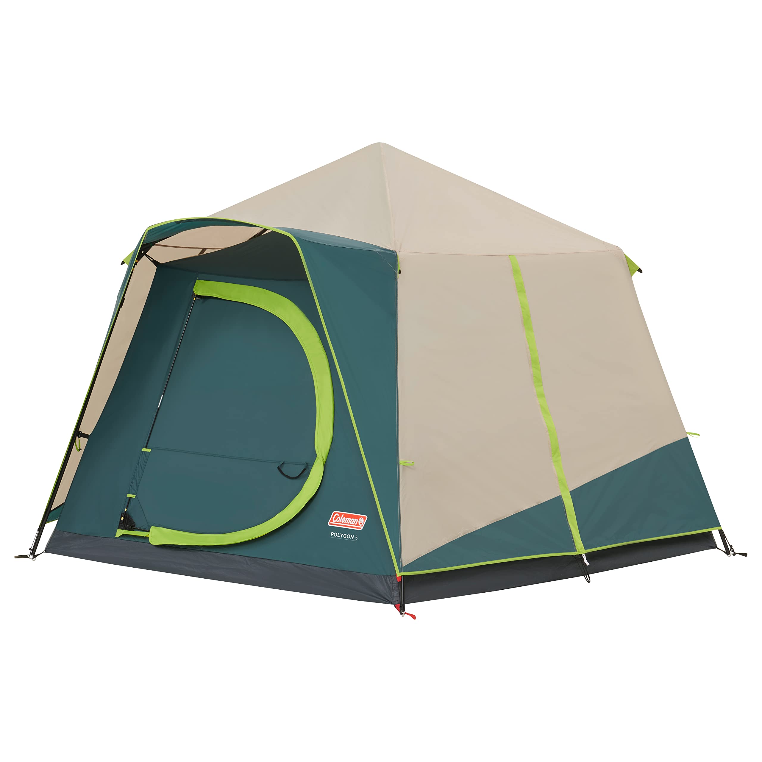 Coleman Polygon 5 front view showing spacious five-person layout