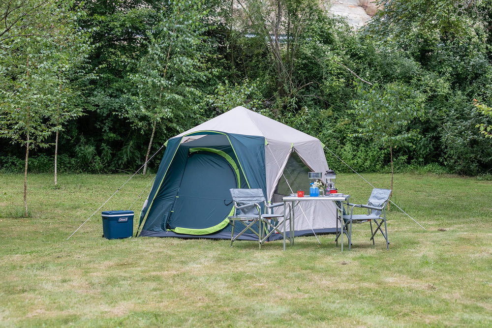 Coleman Polygon 5 interior 10.6 m2 space for family comfort