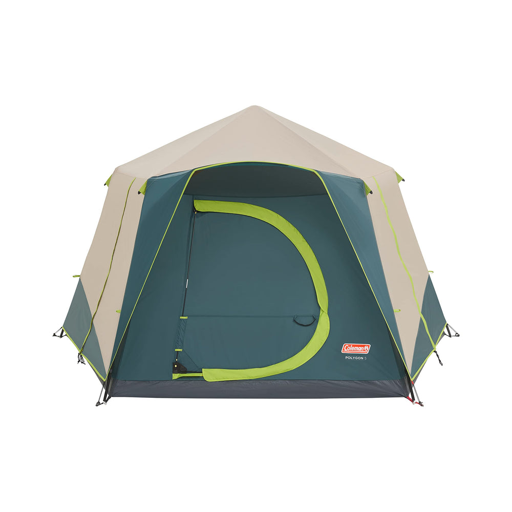 Coleman Polygon 5 side view highlighting ventilation and airflow