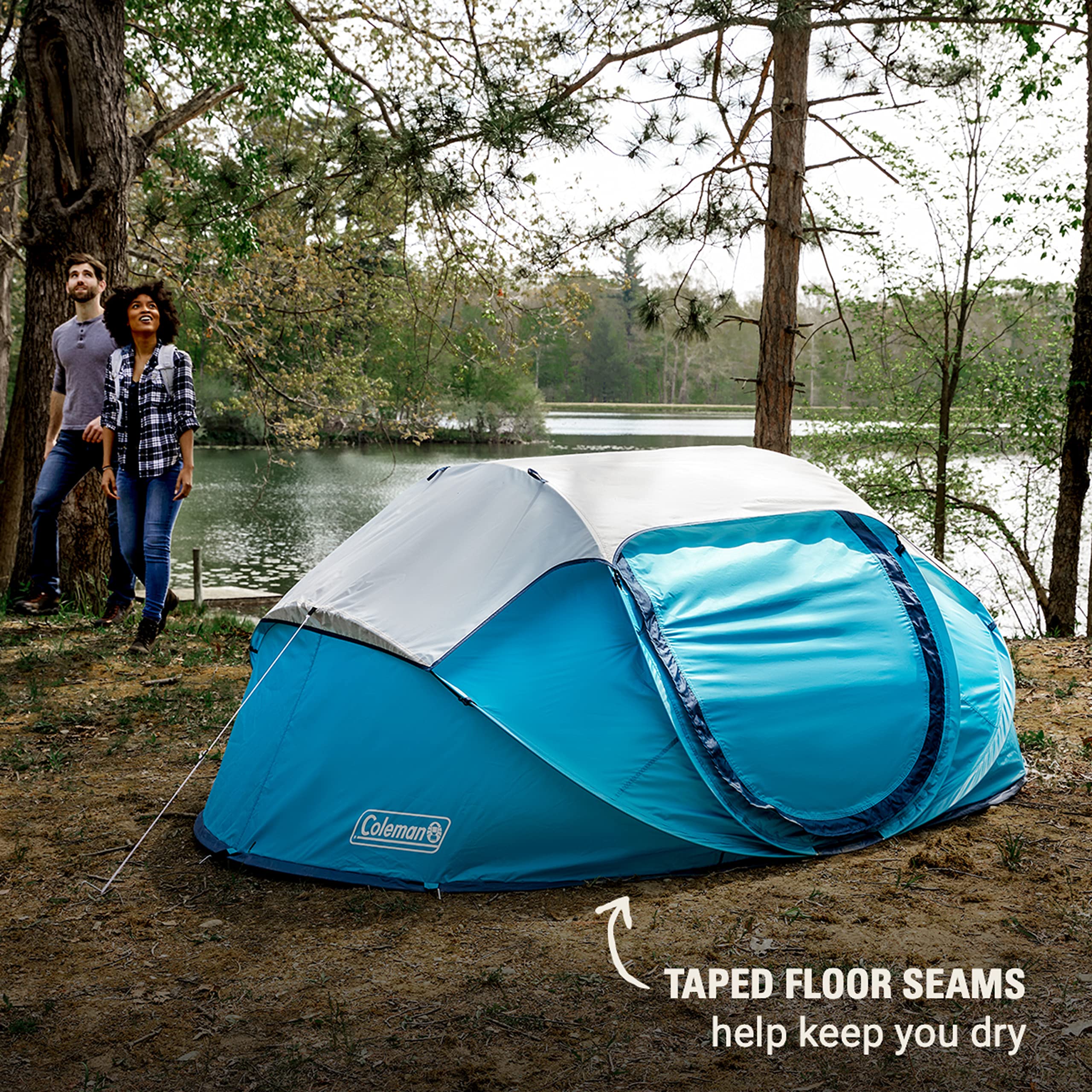 Coleman tent includes a 1-year limited warranty for peace of mind.
